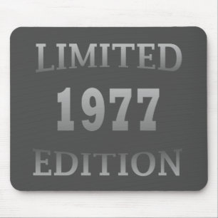 Born in 1977 elegant modern birthday gift mouse pad