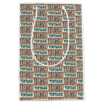 Born in 1979 medium gift bag