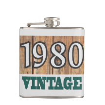 Born in 1980 flask