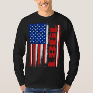 Born in 1981 US Flag Patriotic Veterans Day 4th Of T-Shirt