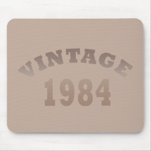 Born in 1984 elegant modern vintage birthday gift mouse pad