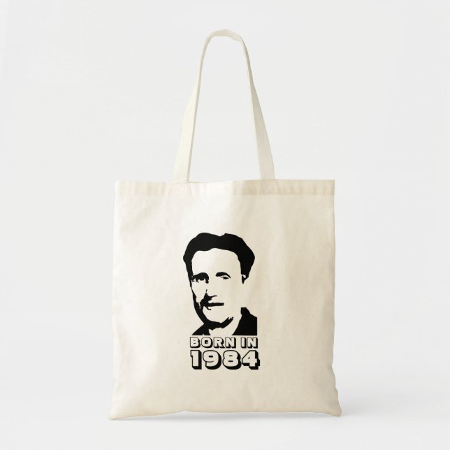 Born in 1984 (George Orwell) Tote Bag (Front)