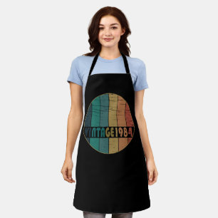 Born in 1984 vintage birthday gift apron