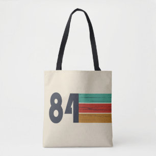 born in 1984 vintage birthday gift tote bag