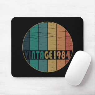 Born in 1984 vintage birthday mouse pad