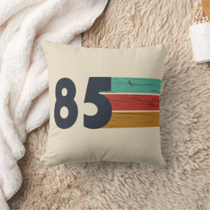 Born in 1985 vintage 40th birthday gift cushion
