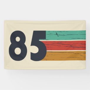 Born in 1985 vintage birthday party banner