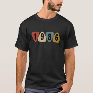 Born In 1986 Guitarist Guitar Pick Music Birthday T-Shirt