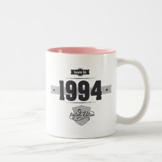 Born in 1994 (Dark&Lightgrey) Two-Tone Coffee Mug