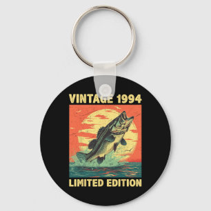 Born In 1994 Fishing Fisherman Fish Birthday Gifts Key Ring