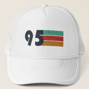 Born in 1995 vintage birthday party gift trucker hat