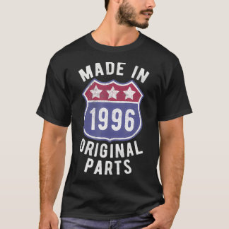 Born In 1996 Vintage Made In 1996 Original Parts B T-Shirt