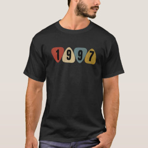 Born In 1997 Guitarist Guitar Pick Music Birthday T-Shirt