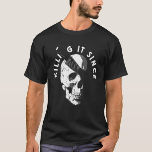 Born In 2006 Year Of Birth Birthday Gothic Skull T-Shirt