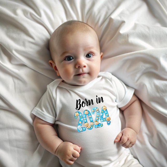 Born in 2024 baby T-Shirt (Born in 2024)
