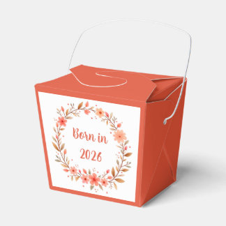 Born in 20xx (Editable Year)  Favour Box
