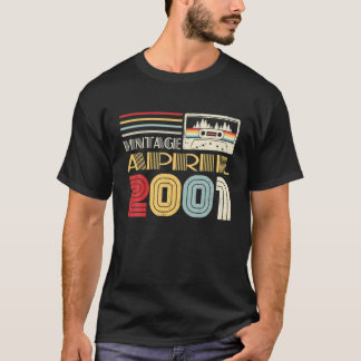 Born In April 2001 Vintage 21St Birthday 21 Years T-Shirt