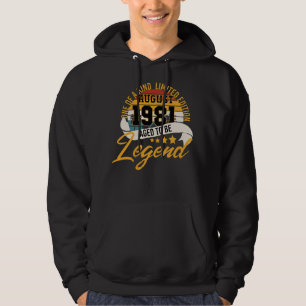 Born In August 1981 40 Years Birthday Hoodie