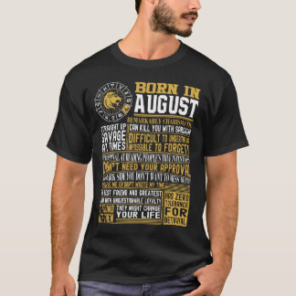 Born in August facts T-Shirt