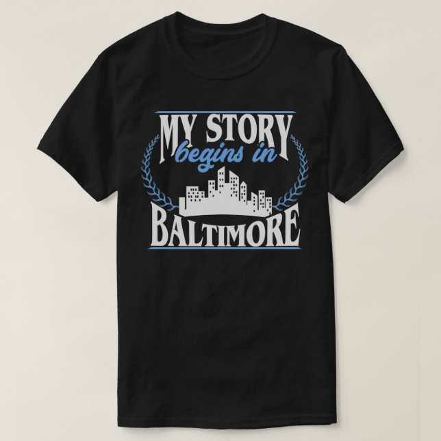 Born in Baltimore Pullover  (Design Front)