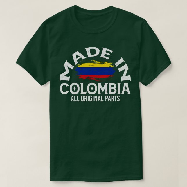 Born in Colombia T-Shirt (Design Front)