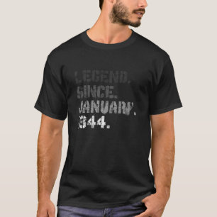 Born In January 1944 Legend 78 Yrs Old 78Th Birthd T-Shirt