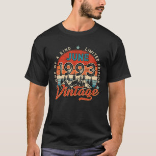 Born In June 1993 Limited Edition 29th Birthday T-Shirt