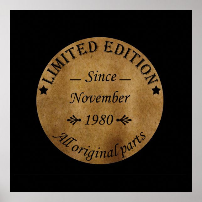 born in november 1980 poster (Front)