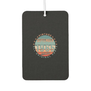 Born In September 1965 Vintage Car Air Freshener