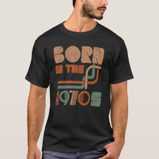 Born In The 1970 Vintage Seventies Party 1970s T-Shirt