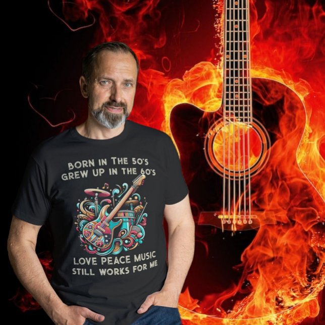 Born in the 50s Retired Music Teacher Musician T-Shirt (Creator Uploaded)