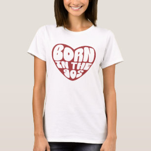 Born in the 90s Heart Tee