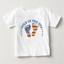 Born in the USA Baby BodySuit and T-Shirt