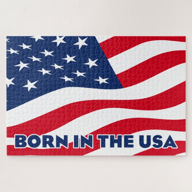 Born in the USA Jigsaw Puzzle (Horizontal)