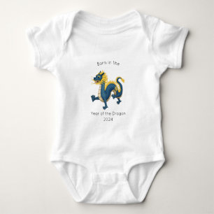 Born in the Year of the Dragon Chinese Zodiac Baby Bodysuit