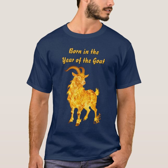 Born in the Year of the Goat Tee (Front)