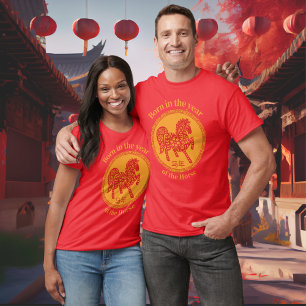 Born in the year of the Horse Chinese Zodiac T-Shirt
