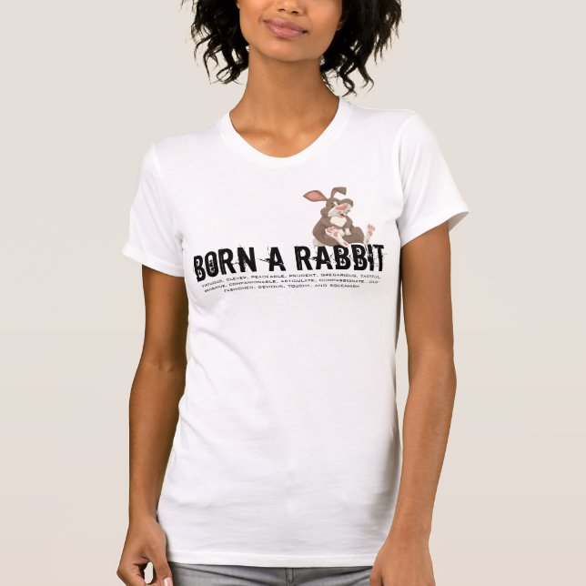 Born in the Year of the Rabbit T-Shirt (Front)