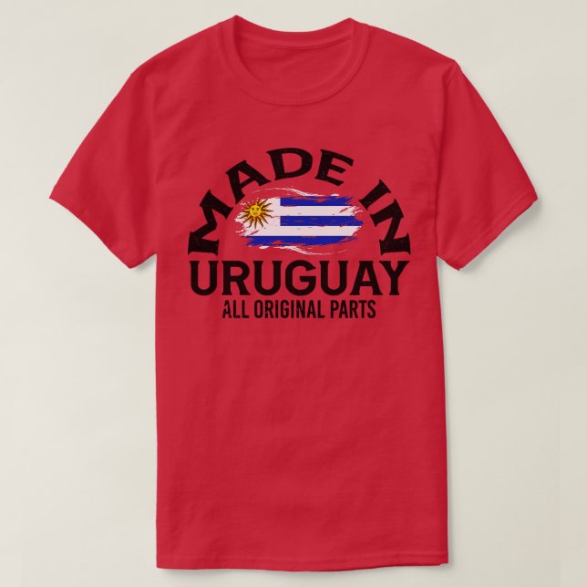 Born in Uruguay 1 T-Shirt (Design Front)