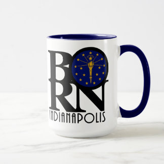 BORN Indianapolis 15 Oz Mug