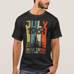 Born July 1963 60th Birthday T-Shirt