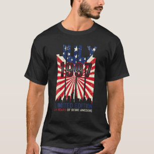 Born July 1997 24Th Quarantine Bithday Made In 199 T-Shirt