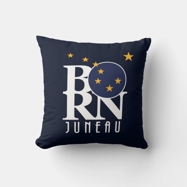 BORN Juneau Alaska Cushion (Front)