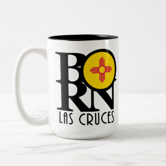 BORN Las Cruces New Mexico 15oz Two-Tone Coffee Mug