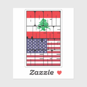 Born Lebanon Belong American