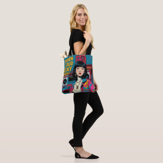 Born Loud Stay Vintage Tote Bag