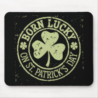 Born Lucky On St Patrick's Day Irish Birthday