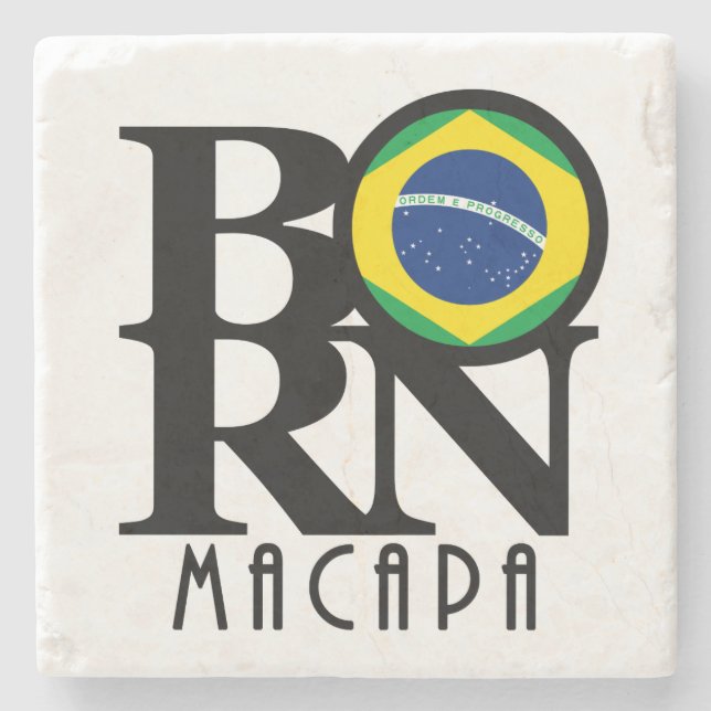 BORN Macapá Stone Coaster (Front)