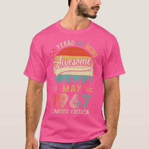 Born May 1967 55th Birthday Made In 1967 55 Year O T-Shirt
