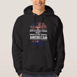 Born New Zealander New Zealand American USA Citize Hoodie